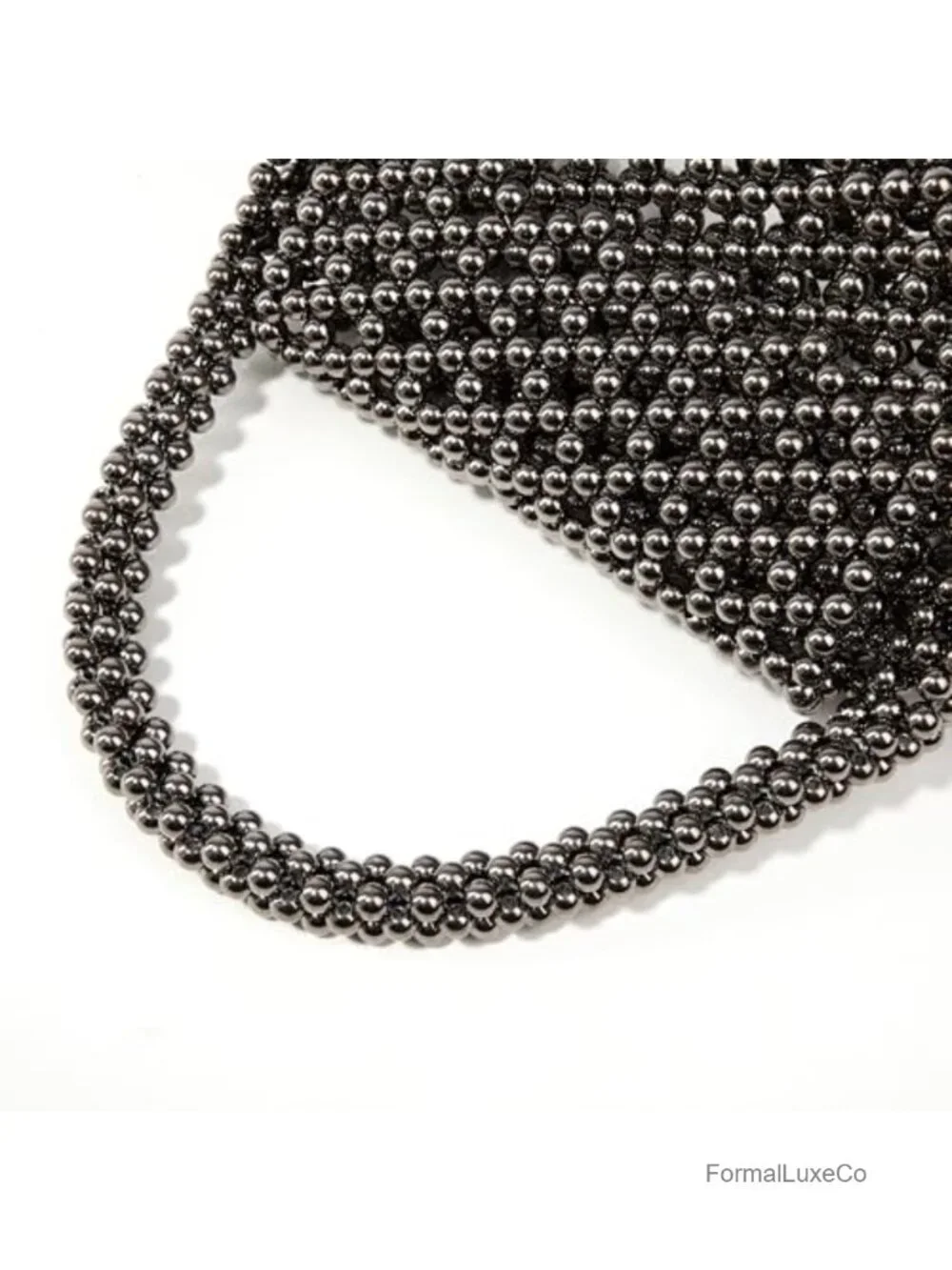 Handmade Acrylic Beaded Clutch Evening Bag Wedding Party